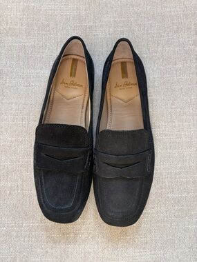 Sam Edelman Black Suede Loafers